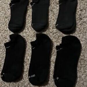 Nike Dri-FIT No-Show Socks – Black – Size Large (Men’s 8–12)